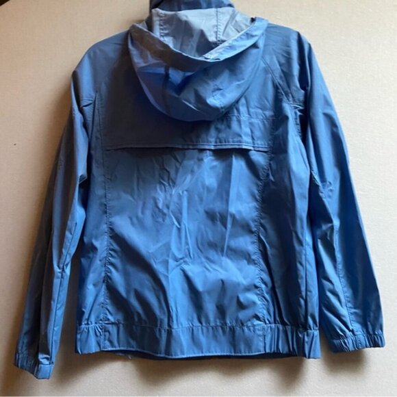 Columbia hoodie full zip nylon lightweight packablee travel jacket Sz S - Picture 2 of 6
